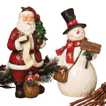 Gerson Gerson Multicolored Lighted Figurine 16.5 in. 2098740